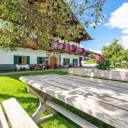 Ferienwohnung Biobauernhof Stegerbauer Maria Alm am Steinernen Meer Exterior foto