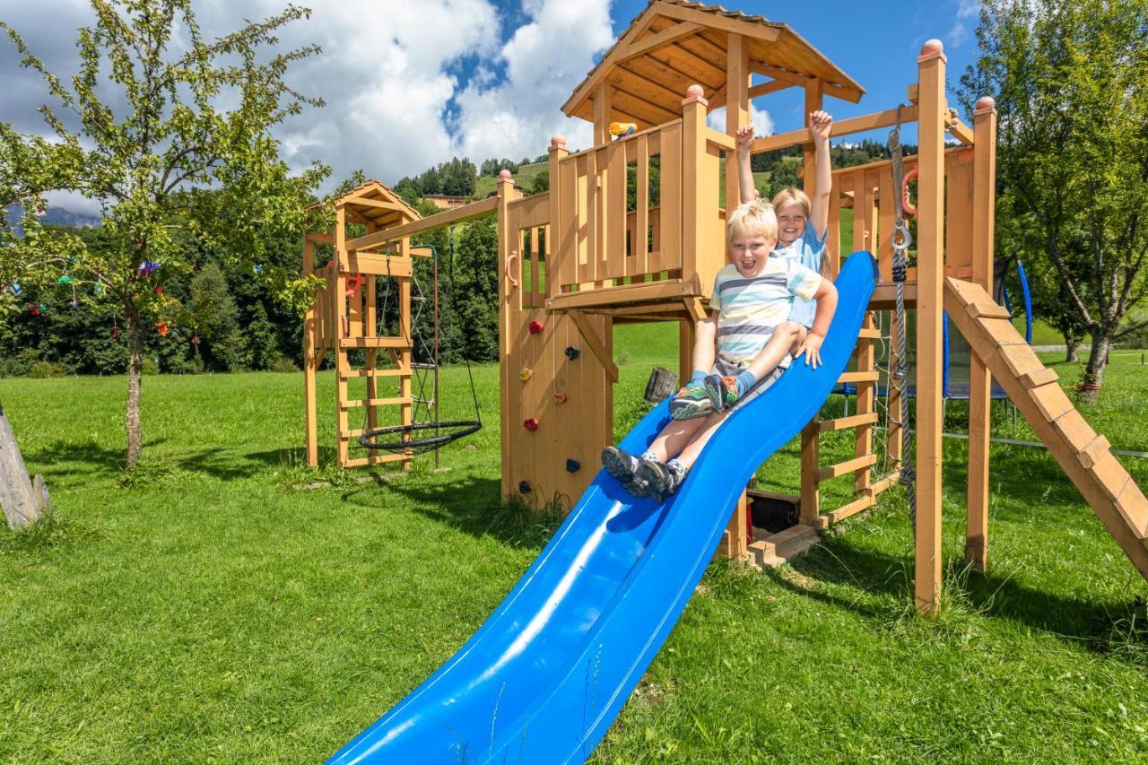 Ferienwohnung Biobauernhof Stegerbauer Maria Alm am Steinernen Meer Exterior foto