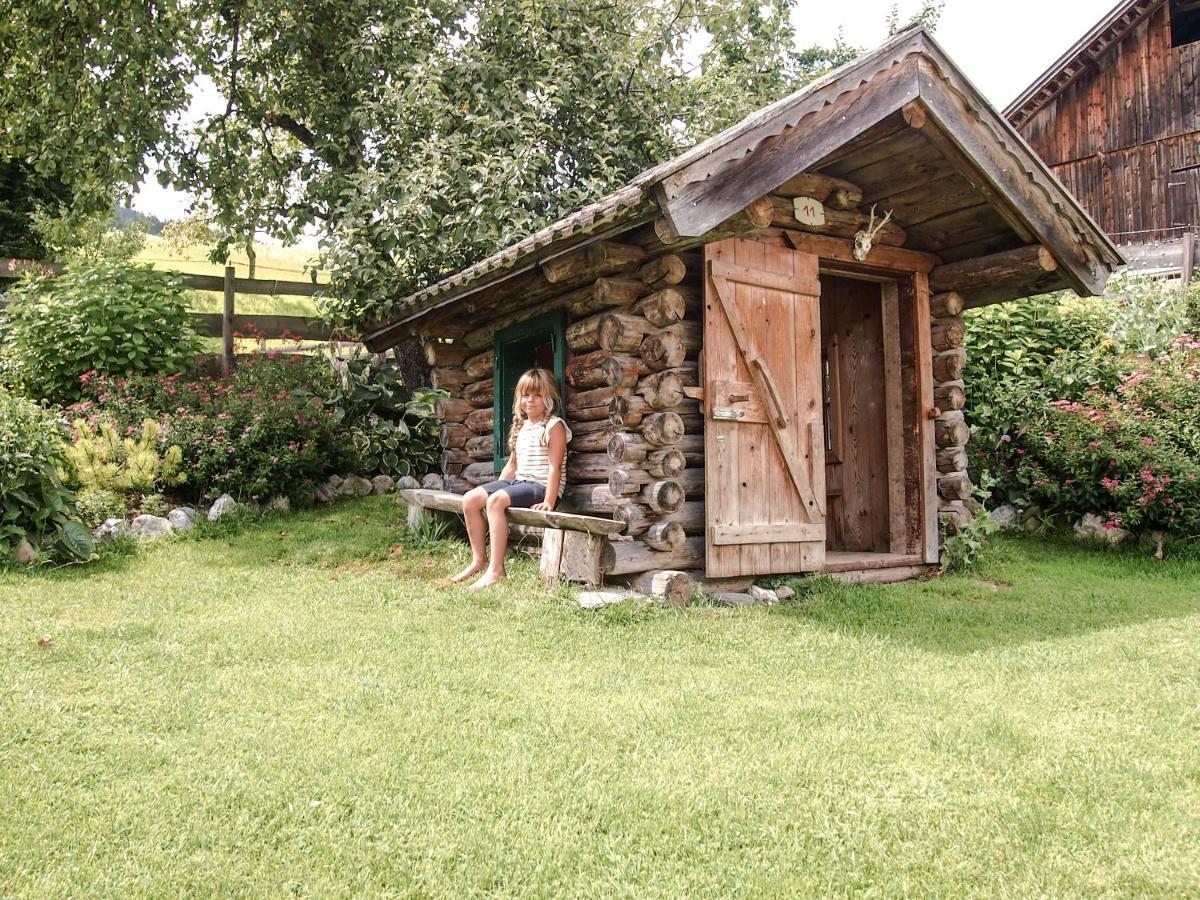Ferienwohnung Biobauernhof Stegerbauer Maria Alm am Steinernen Meer Exterior foto