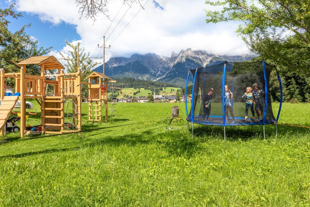 Ferienwohnung Biobauernhof Stegerbauer Maria Alm am Steinernen Meer Exterior foto