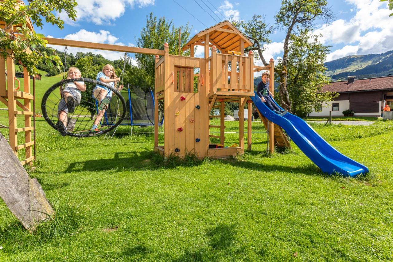 Ferienwohnung Biobauernhof Stegerbauer Maria Alm am Steinernen Meer Exterior foto