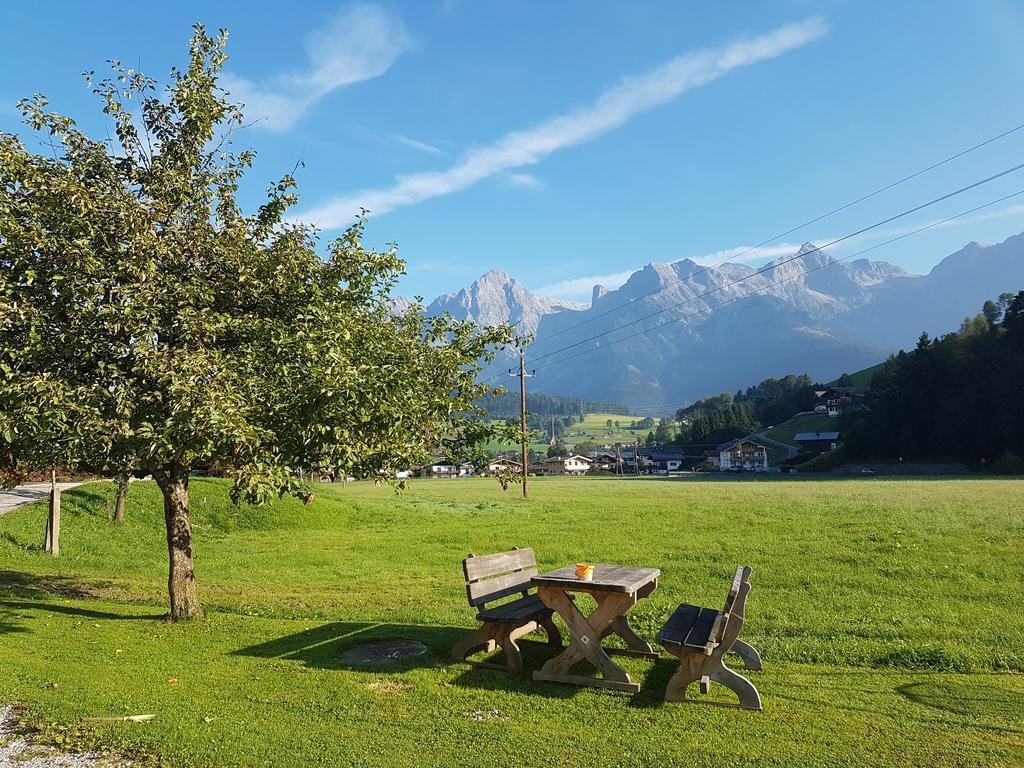 Ferienwohnung Biobauernhof Stegerbauer Maria Alm am Steinernen Meer Exterior foto